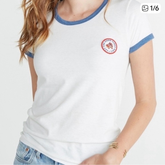 Marine Layer Tops - Marine Layer Let The Good Times Roll Tee shirt S